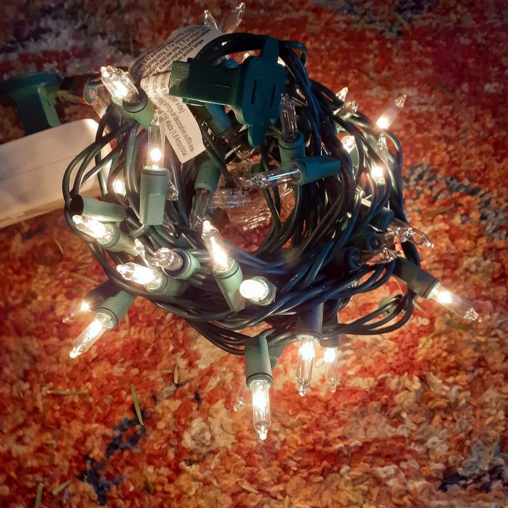 White string of lights